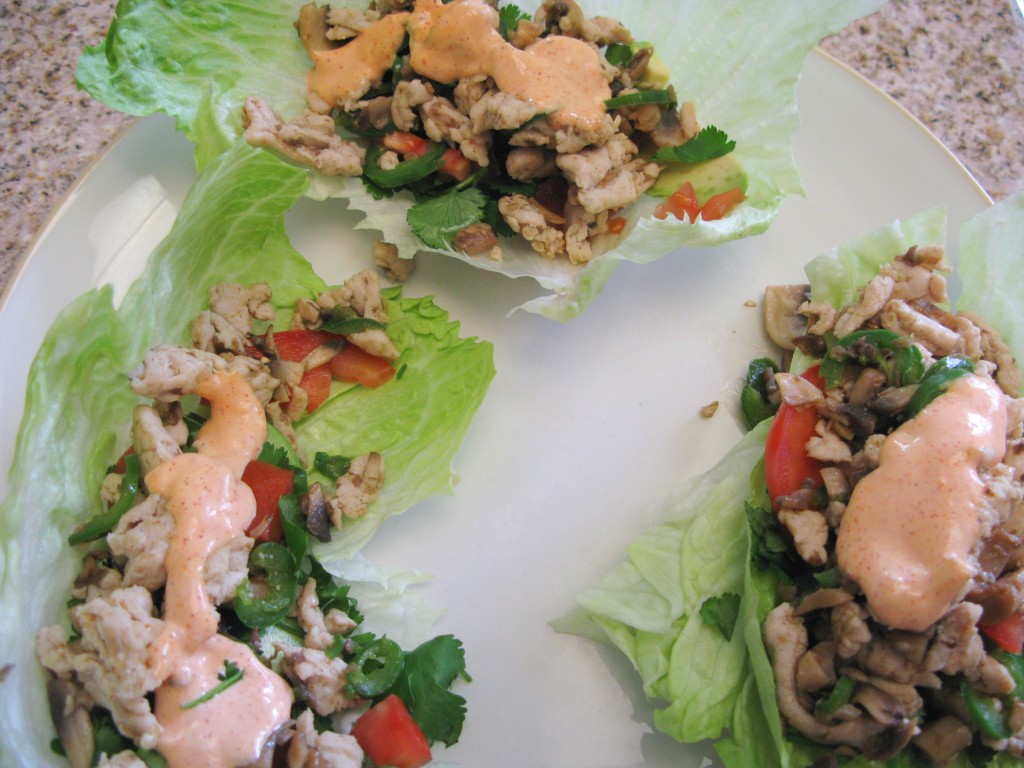 Low Glycemic Lettuce Wraps 