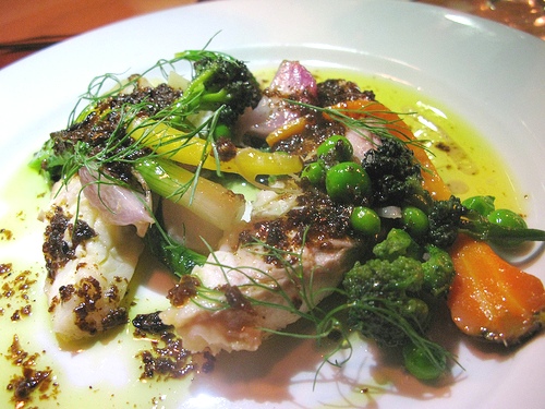 Monkfish,  jardiniere de legumes, vadouvan