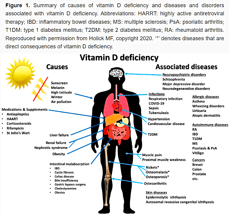 Vitamin D Deficiency and Disease