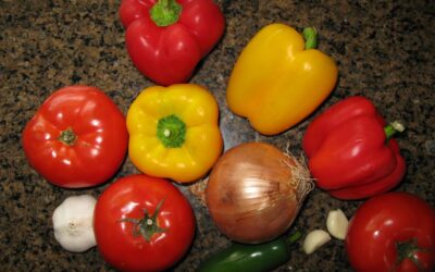 Roasted Tomato, Red and Yellow Bell Pepper Soup