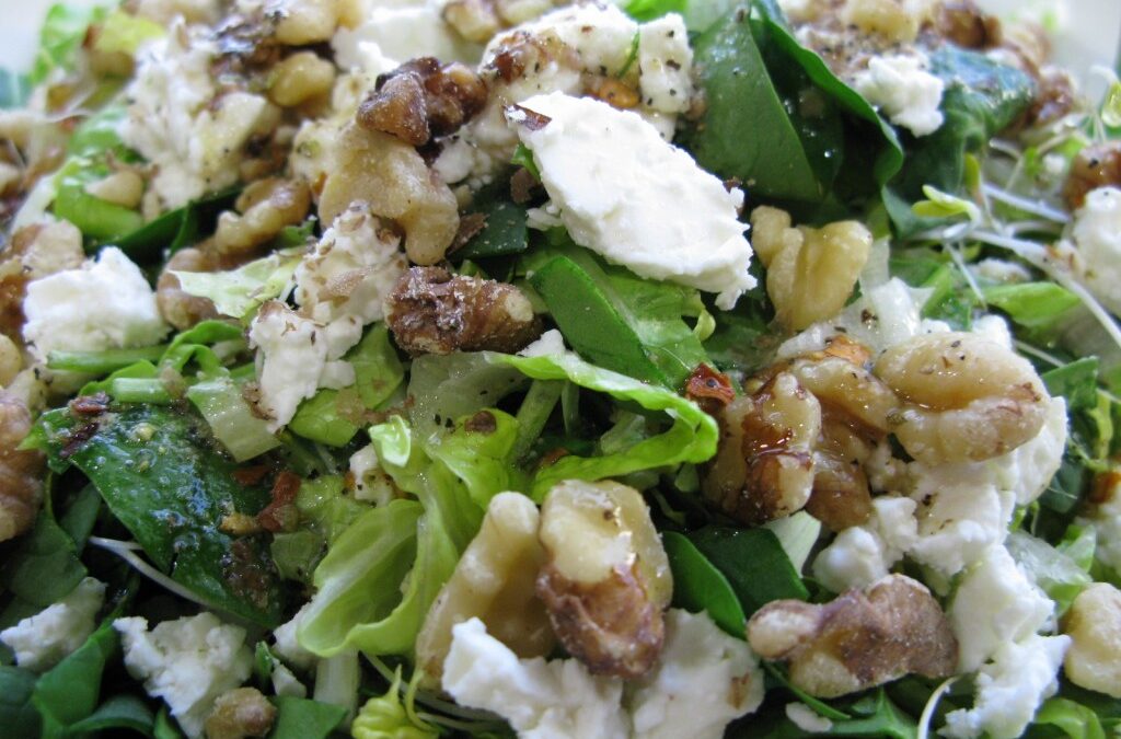 Feta, Walnut Salad with Special House Dressing