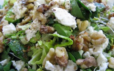 Feta, Walnut Salad with Special House Dressing