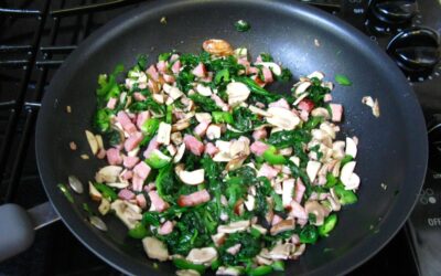 Ultra-Lite – Egg, Ham, Mushroom and Spinach Scramble